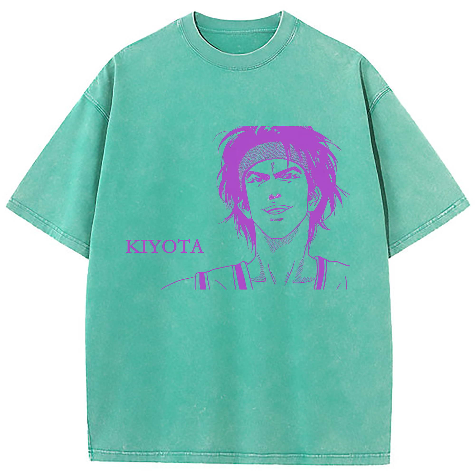 （画像用） SLAM DUNK／スラムダンク 綿100% ヴィンテージ風 半袖Tシャツ（フロントプリント）